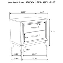 Load image into Gallery viewer, Stephan - 2 Drawer Nightstand - Oak