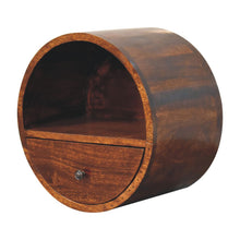 Load image into Gallery viewer, Floating Circle Bedside Table - Chestnut