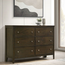 Load image into Gallery viewer, Clement - 6 Drawer Dresser Cabinet - Espresso