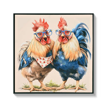 Load image into Gallery viewer, Rooster, Chicken Pictures Wall Decor For Home Decor - Yellow / Red