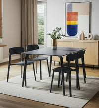 Load image into Gallery viewer, Heavy Duty Plastic Dining Room Side Chairs (Set of 4) - Gray