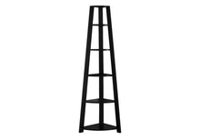 Load image into Gallery viewer, Five Tier Corner Bookcase - Black