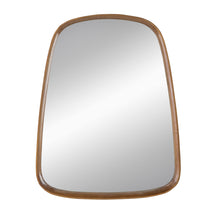 Load image into Gallery viewer, Irrgeular Mirror With Wood Frame, Wall Mirror For Living Room Bathroom Entryway - Brown