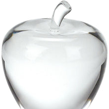 Load image into Gallery viewer, Apple Paperweight Tabletop Sculpture - Clear
