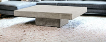 Load image into Gallery viewer, Concrete Modern Square Coffee Table - Gray