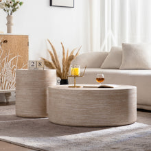 Load image into Gallery viewer, Round Coffee Table For Living Room - Amber