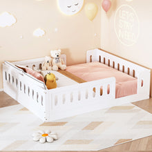 Load image into Gallery viewer, Platform Bed With Guardrail