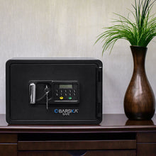Load image into Gallery viewer, 0.54 Cubic Ft Keypad Fireproof Security Safe - Black