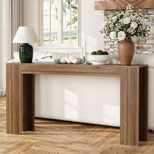 Load image into Gallery viewer, Farmhouse Style Extra Long Walnut Console Table
