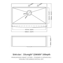 Load image into Gallery viewer, Modern Farmhouse, Drop In Workstation Kitchen Sink With Apron Front