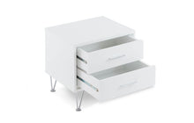 Load image into Gallery viewer, Nightstand With Manufactured Wood Top - White