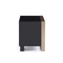 Load image into Gallery viewer, Two Drawers Nightstand - Black