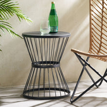 Load image into Gallery viewer, Lassen - Modern Outdoor Side Table With Hourglass Design