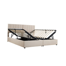 Load image into Gallery viewer, Upholstered Platform Bed With A Hydraulic Storage System
