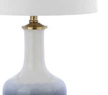 Load image into Gallery viewer, 25" Novelty Table Lamp LED With Drum Shade - Gold / White