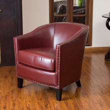 Load image into Gallery viewer, Enigmatica - Upholstered Club Chair With Nailhead Trim