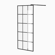 Load image into Gallery viewer, Framed Glass Shower Screen - Matte Black