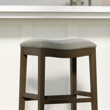 Load image into Gallery viewer, Modern Stool & Nail Head Detailing