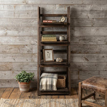 Load image into Gallery viewer, Four Tier Step Bookcase - Brown