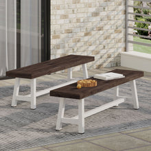 Load image into Gallery viewer, Tranquilizer - Outdoor Acacia Wood Bench With Slat Panel Design