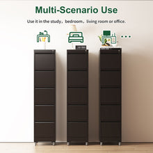 Load image into Gallery viewer, Drawer Metal Locking Vertical File Cabinet With Wheels Heavy Duty Lockable Storage