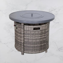 Load image into Gallery viewer, Outdoor Fire Pit Table With Lid
