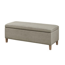 Load image into Gallery viewer, Caymus - Rectangular Soft Close Storage Bench - Light Gray