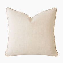 Load image into Gallery viewer, Homey Cozy - Throw Pillow With Decorative Stitching - Ivory