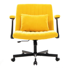 Load image into Gallery viewer, Criss Cross Armrest Office Chair With Wheels