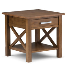 Load image into Gallery viewer, Kitchener - End Table - Medium Saddle Brown