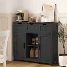 Load image into Gallery viewer, Storage Cabinets, Wooden Floor Cabinet, With Drawers And Shelves Storage Cabinets, Accent Cabinet For Living Room, Bedroom, Bathroom Furniture Home Decor