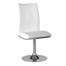 Load image into Gallery viewer, Upholstered Dining Side Chairs (Set of 2) - Silver / White