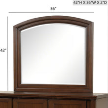 Load image into Gallery viewer, Meade - Arch Mirror With Low Distortion Glass - Dark Cherry