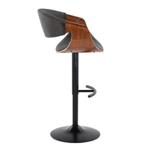 Load image into Gallery viewer, Curvo - Mid Century Modern Adjustable Barstool With Swivel & Rounded T Footrest (Set of 2)