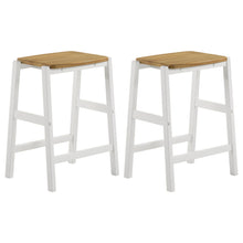 Load image into Gallery viewer, Cowichan - Backless Counter Stool (Set of 2) - White
