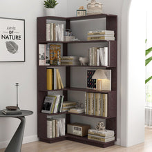 Load image into Gallery viewer, L-Shaped Corner Bookshelf