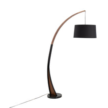 Load image into Gallery viewer, Noah - Mid-Century Modern Floor Lamp - Walnut