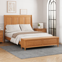 Load image into Gallery viewer, Sleigh Bed Frame With Tall Headboard And Storage Bench