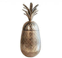 Load image into Gallery viewer, Pineapple Storage Aluminium Decor - Silver