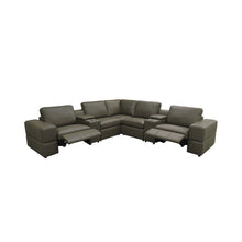 Load image into Gallery viewer, Upholstered Large Arms Sectional With Recliner Seats
