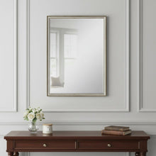 Load image into Gallery viewer, 38" Wood Accent Mirror - Silver