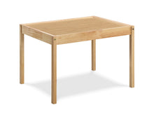 Load image into Gallery viewer, Della - 3 Piece Solid Wood Kids Table & Two Chair Set - Natural