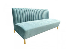 Load image into Gallery viewer, Stylish Fabric Sofa - Light Green / Gold