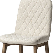 Load image into Gallery viewer, Upholstered Fabric Dining Side Chair - Cream