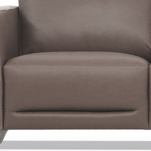 Load image into Gallery viewer, Leather Sofa With Black Legs - Taupe