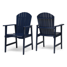 Load image into Gallery viewer, Outdoor Weather Resistant Acacia Wood Adirondack Dining Chairs (Set of 2)