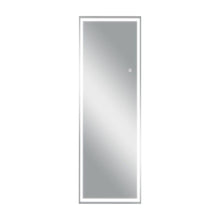 Load image into Gallery viewer, Aluminum Freestanding Ornate Framed Accent Mirror - White