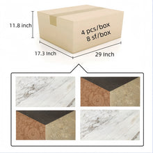 Load image into Gallery viewer, Waterjet Marble 4 Color Marble For Floor And Wall Polished Marble Tile Stone 1 Box Each Pattern 2 Pieces - White / Multi