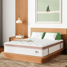 Load image into Gallery viewer, 14", Firm Hybrid Mattress, Gel Memory Foam & Pocket Springs, Pressure Relief, Motion Isolation, Ergonomic Bed - White - King