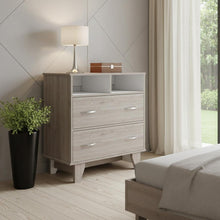 Load image into Gallery viewer, Two Drawer Dresser - Light Gray